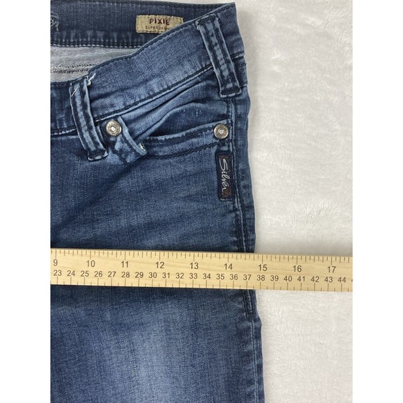 Silver Womens Jeans Blue Pixie Super Skinny 29x31 (27x28‎ Measured) - Picture 7 of 16